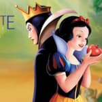 A photo showing an ad for 'Snow White and the Seven Dwarfs.'