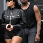 A newly single Kanye West is seen leaving his hotel with new girlfriend Chaney Jones in Miami