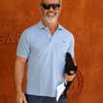 Mel Gibson at the Village of Roland Garros