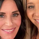 Courteney Cox and Lisa Kudrow smiling