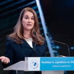 Melinda Gates at French Economic Ministery for 2nd Edition of Les Rendez vous de Bercy