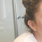 Drew Barrymore smiling indoors