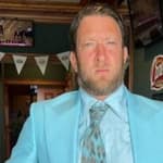 Dave Portnoy in a blue suit