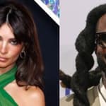 Emily Ratajkowski (left) Shaboozey (right)
