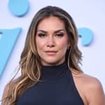 Allison Holker in black dress