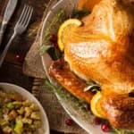 Turkey on the table