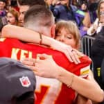 Dave Portnoy, Travis Kelce and Taylor Swift photo collage
