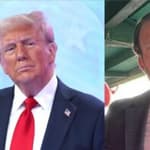 Donald Trump, Dave Portnoy photo collage