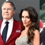 Bill Belichick and Jordon Hudson, Dave Portnoy photo collage