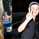 Hannah Montana (left) Mitchel Musso (right)