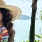 Miss Mexico Fátima Bosch wearing a hat