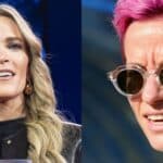 Megyn Kelly (left) Megan Rapinoe (right)