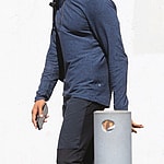 Matt James all smiles as he heads out of Tuesday apos s dance practice