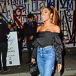 Candiace Dillard Ashley Darby and Gizelle Bryant outside Craig apos s Restaurant in West Hollywood