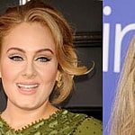 Adele (left) Sabrina Carpenter (right)
