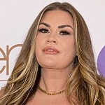 Photo collage of Brittany Cartwright and Donald Trump.