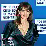 Hilaria Baldwin on red carpet at the Robert F. Kennedy Ripple of Hope Gala in New York City