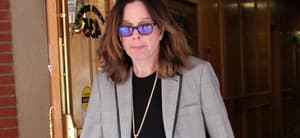 OZZY OSBOURNE AT A MEDICAL BUILDING IN BEVERLY HILLS