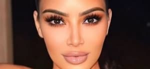 Kim Kardashian close up