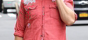 Ethan Hawke has an intense phone conversation while out and about around Manhattan's West Village Neighborhood. 15 Jun 2019 Pictured: Ethan Hawke. Photo credit: LRNYC / MEGA TheMegaAgency.com +1 888 505 6342 (Mega Agency TagID: MEGA444825_002.jpg) [Photo via Mega Agency]