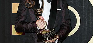 John Oliver arrives for the HBO Emmy party at the Pacific Design Center in Los Angeles, CA
