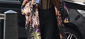 Camila Cabello arriving at BBC Radio 1