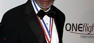 Morgan Freeman at the 9th Annual Living Legends of Aviation Awards at the Beverly Hilton Hotel on January 20, 2012 in Beverly Hills, CA