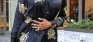 NeNe Leakes NeNe Leakes leaving SiriusXM Radio studios in NYC