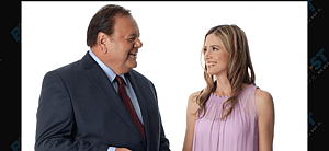 Mira Sorvino with her father, The Late Paul Sorvino