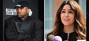 Kanye West (left) Camille Vasquez (right)