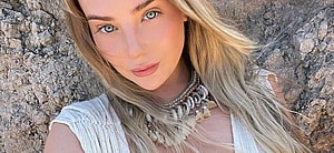 Bethany Lily April taking a selfie.