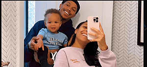 Sydel Curry-Lee, Damion Lee and Daxon