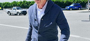 William H Macy Macy arriving at the Federal detention center in Los Angeles where Felicity Huffman is currently being held with others over a alleged college cheating scam