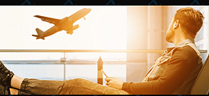 Traveling by airplane