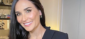 Demi Moore close up