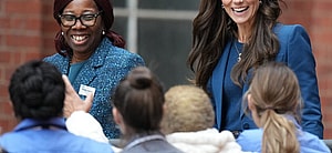 The Princess of Wales visits Evelina London