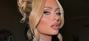 Paris Hilton close up