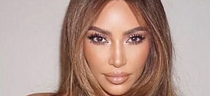Kim Kardashian close up