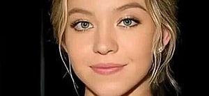 Sydney Sweeney close up