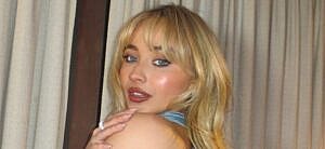 Sabrina Carpenter poses for the camera.