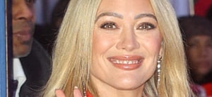 Hilary Duff smiles close up