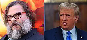 Jack Black (left) Donald Trump (right)