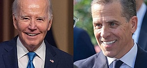 Joe Biden (left) Hunter Biden (right)