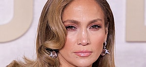 Jennifer Lopez posing at an event