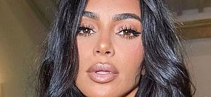 Kim Kardashian close up