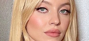 Sydney Sweeney poses close up