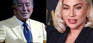 Tony Bennett (left) Lady Gaga (right)