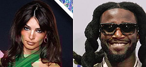 Emily Ratajkowski (left) Shaboozey (right)