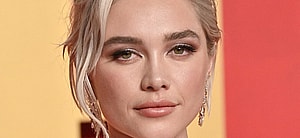 Florence Pugh posing close up