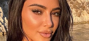 Kim Kardashian close up